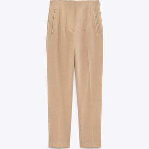 Zara High Waisted Taupe /Brown Pants